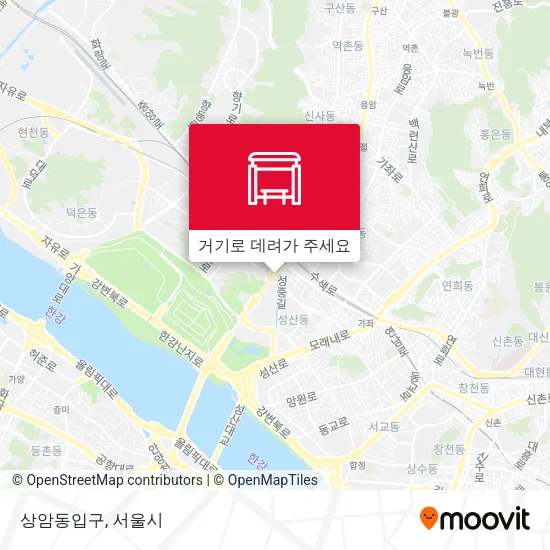 상암동입구 지도