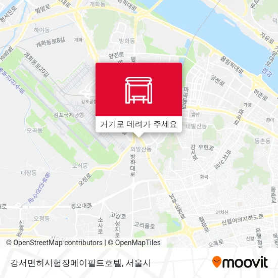 강서면허시험장메이필트호텔 지도