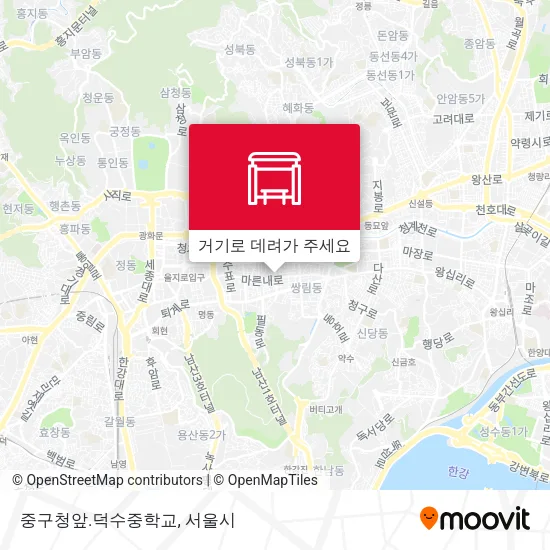 중구청앞.덕수중학교 지도
