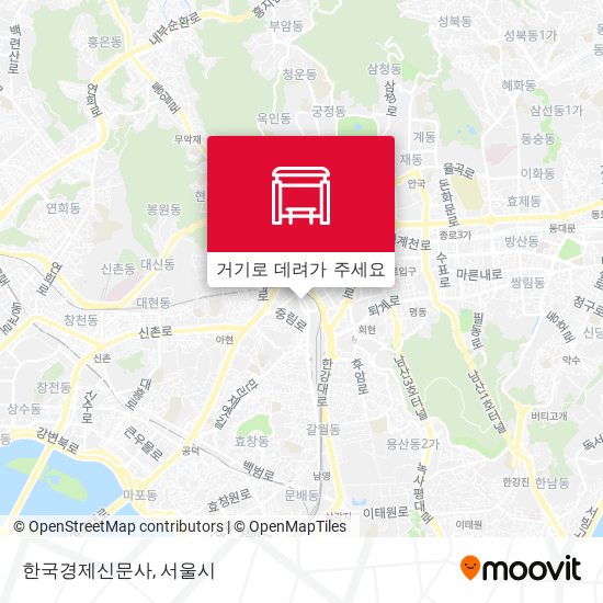 한국경제신문사 지도