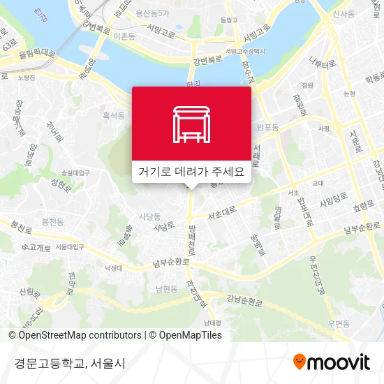 경문고등학교 지도