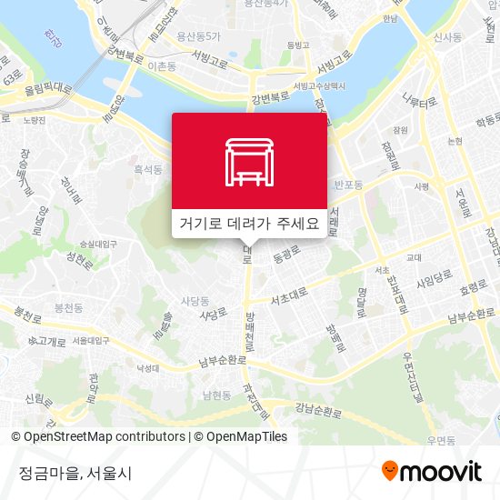 정금마을 지도