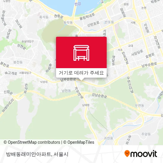 방배동래미안아파트 지도