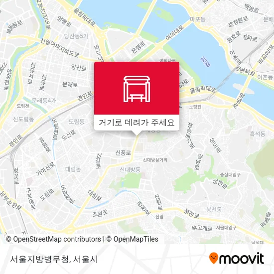 서울지방병무청 지도