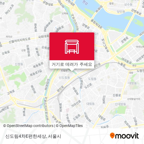 신도림4차E편한세상 지도