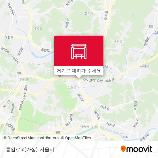 통일로Ic(가상) 지도