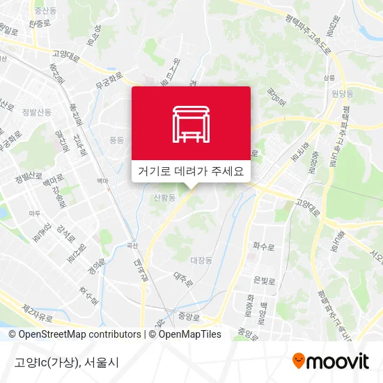 고양Ic(가상) 지도