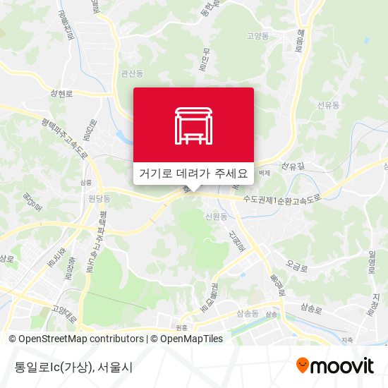 통일로Ic(가상) 지도
