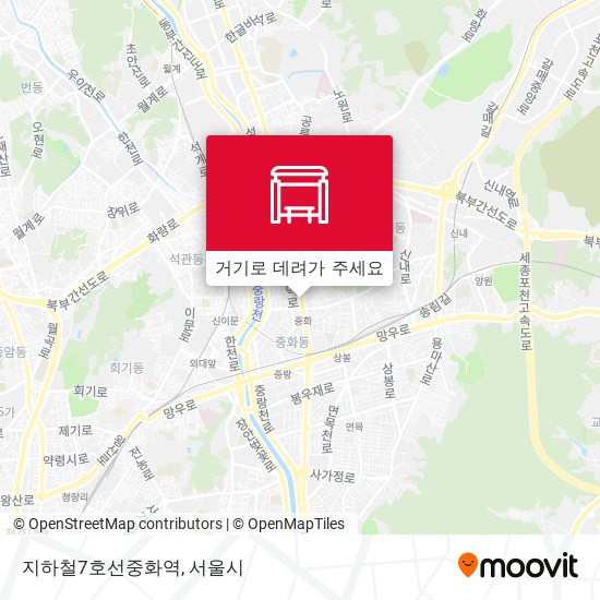 지하철7호선중화역 지도