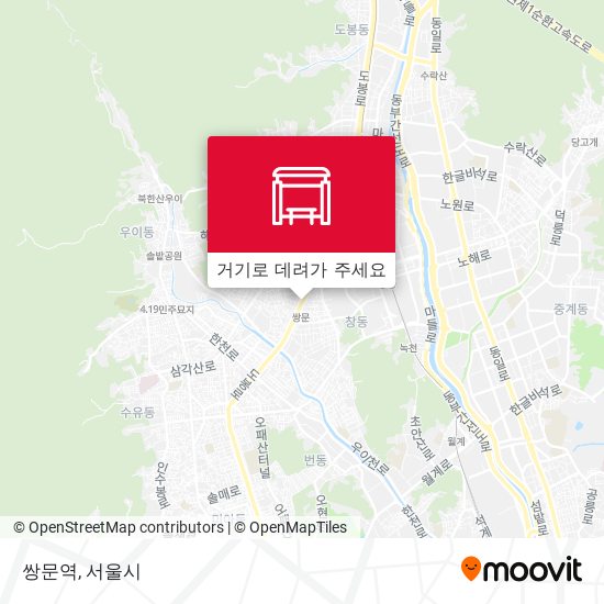 쌍문역 지도