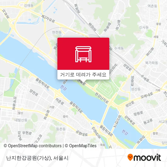 난지한강공원(가상) 지도
