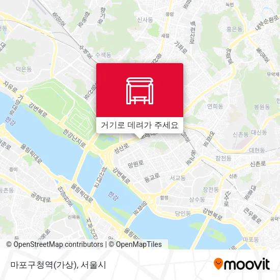 마포구청역(가상) 지도