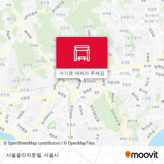 서울플라자호텔 지도