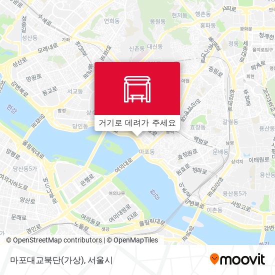 마포대교북단(가상) 지도