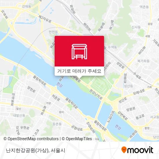 난지한강공원(가상) 지도