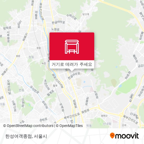 한성여객종점 지도