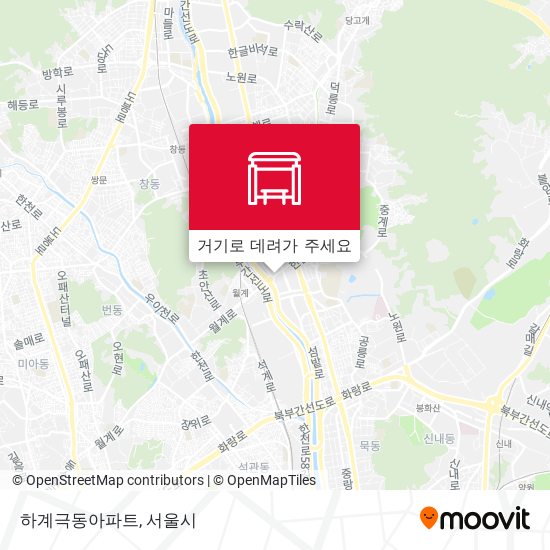 하계극동아파트 지도