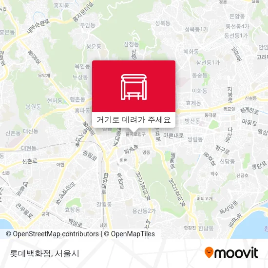 롯데백화점 지도