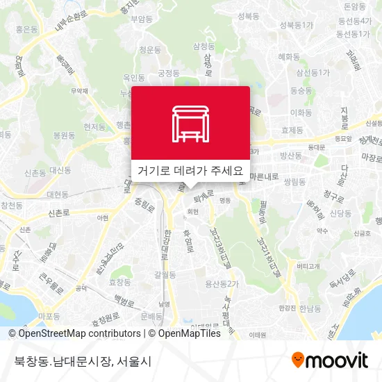 북창동.남대문시장 지도