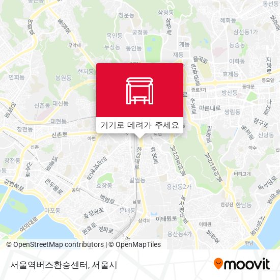 서울역버스환승센터 지도