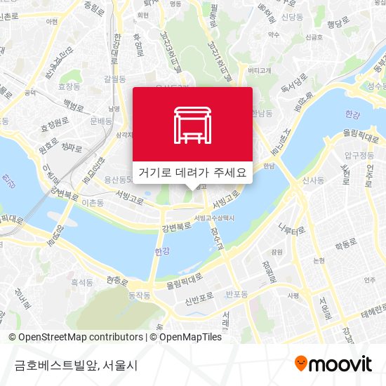 금호베스트빌앞 지도