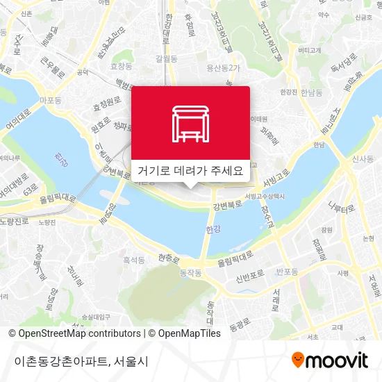 이촌동강촌아파트 지도
