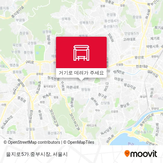 을지로5가.중부시장 지도