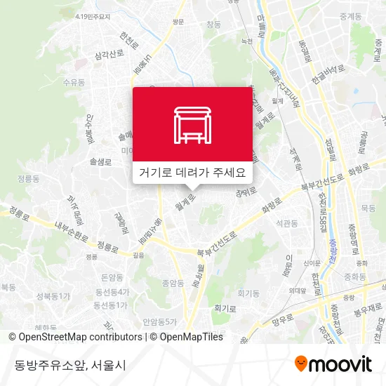 동방주유소앞 지도