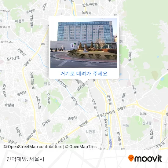 인덕대앞 지도