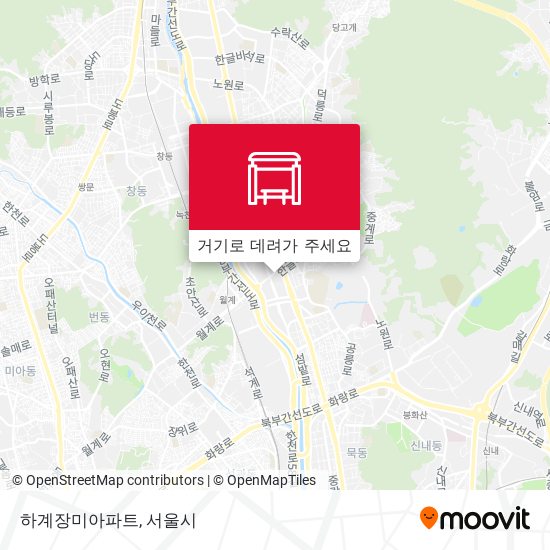 하계장미아파트 지도