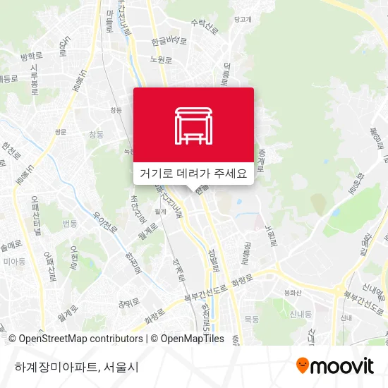 하계장미아파트 지도