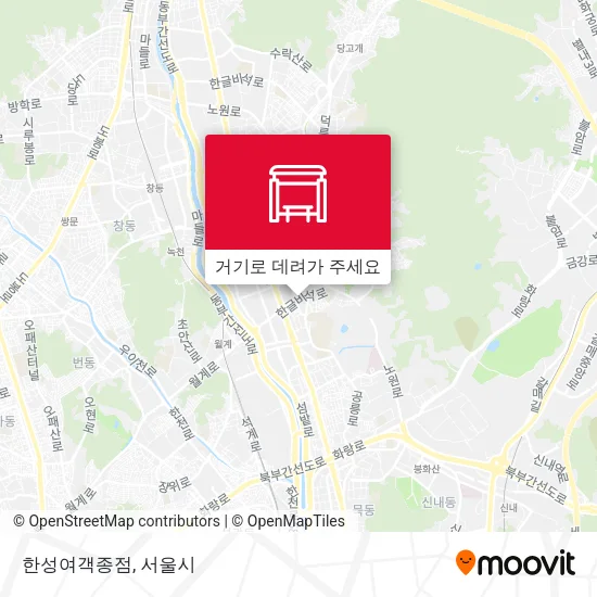 한성여객종점 지도