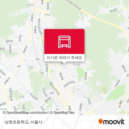 상명초등학교 지도