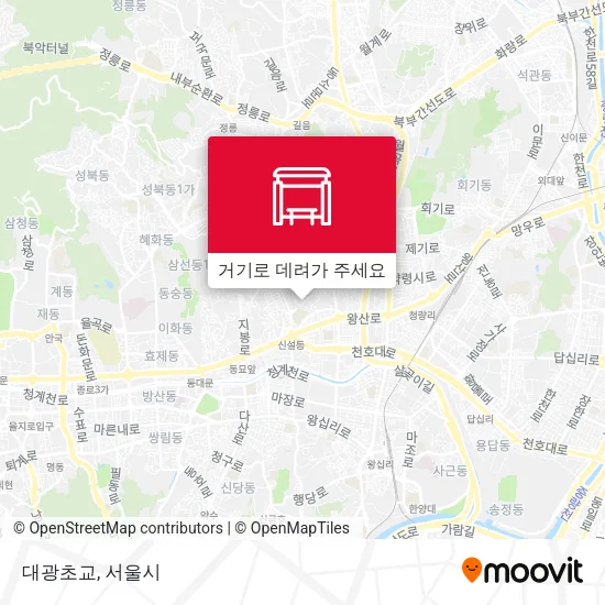 대광초교 지도