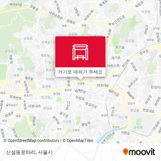 신설동로타리 지도