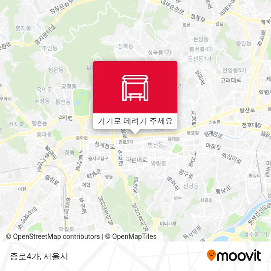 종로4가 지도