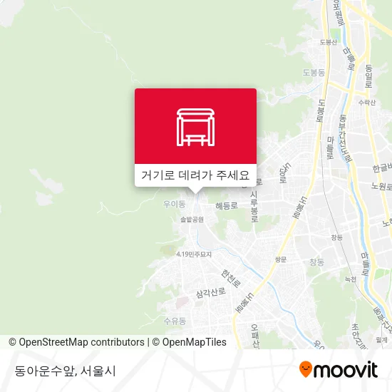 동아운수앞 지도
