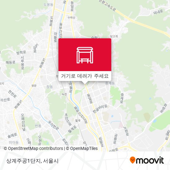 상계주공1단지 지도