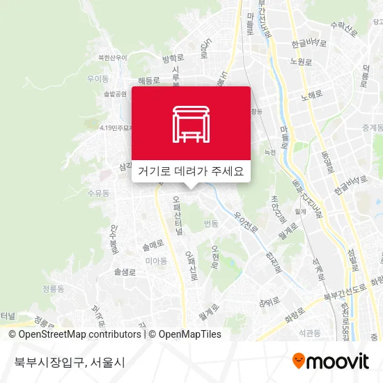 북부시장입구 지도