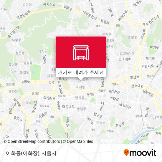 이화동(이화장) 지도
