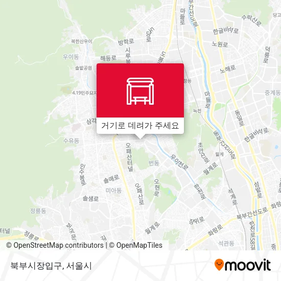 북부시장입구 지도