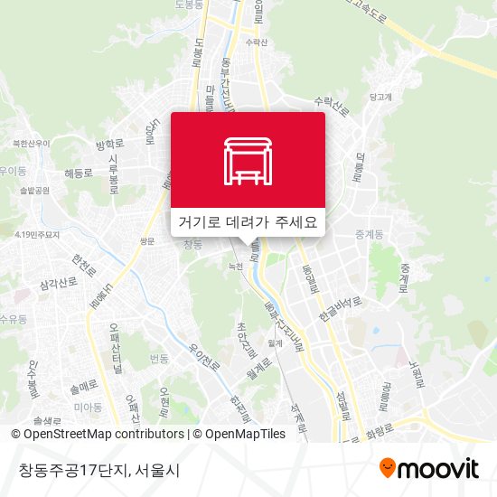 창동주공17단지 지도