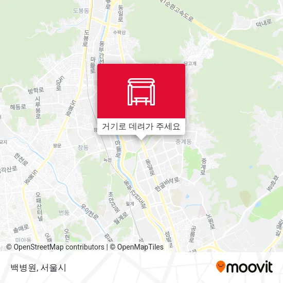 백병원 지도
