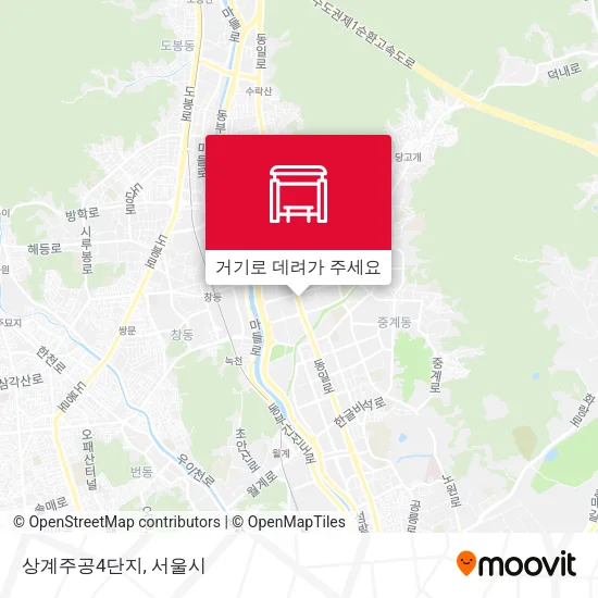 상계주공4단지 지도