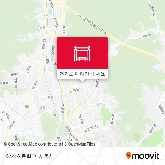상계초등학교 지도