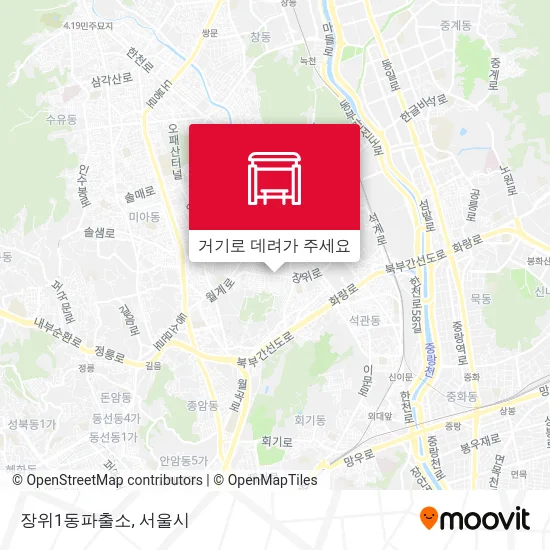 장위1동파출소 지도