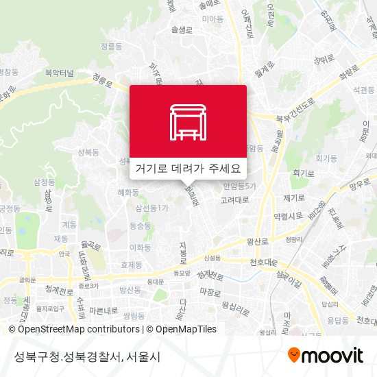 성북구청.성북경찰서 지도