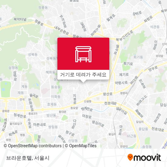 브라운호텔 지도