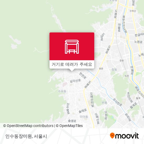 인수동장미원 지도