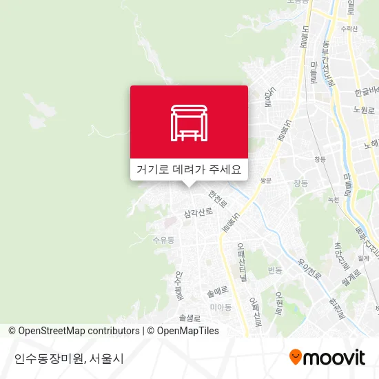 인수동장미원 지도